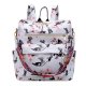 Narcissus flower new match ribbons backpack backpack fashion