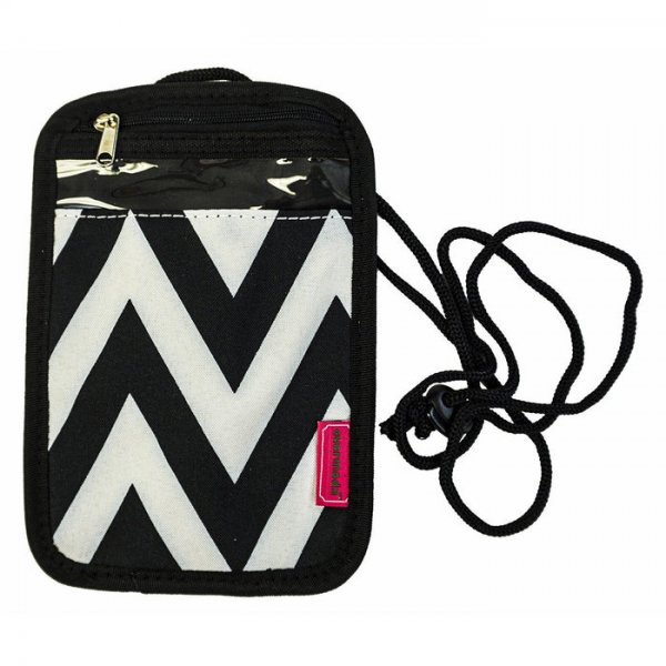 Chevron Passport Neck Pouch