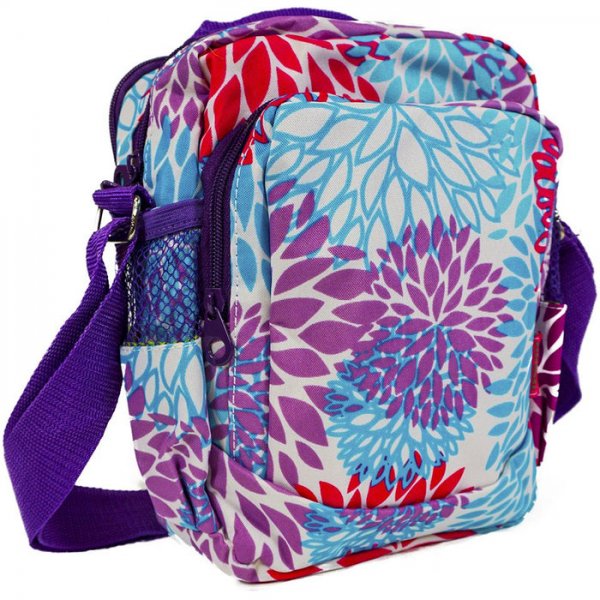 Floral Crossbody Messenger Bag