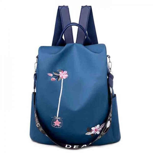 Fashion embroidered backpack