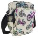 Bicycle Print Crossbody Messenger Bag