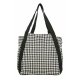 Houndstooth Bucket Bag